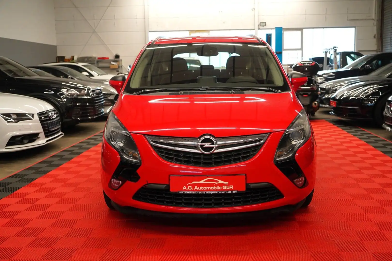 Opel Zafira Tourer Zafira C Tourer 1.6 Turbo CNG (Erdgas) *1.Hand* Rojo - 2