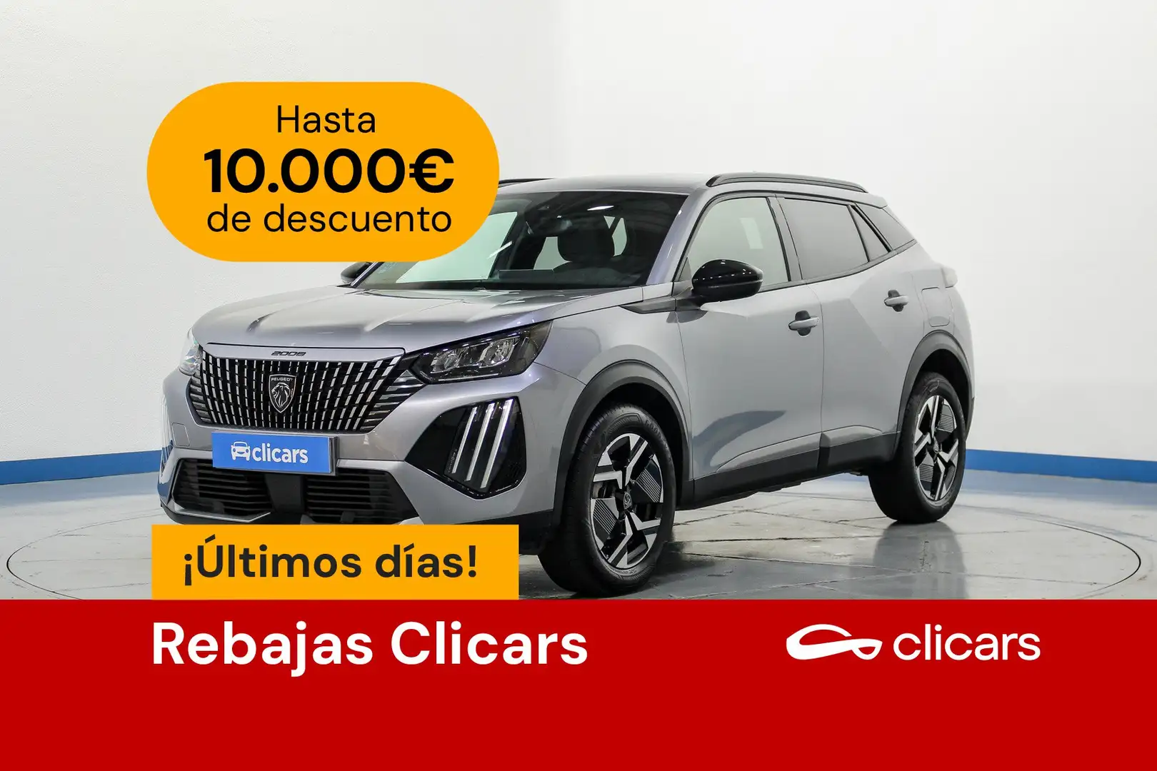 Peugeot 2008 1.2 PureTech S&S Allure 100 Plateado - 1