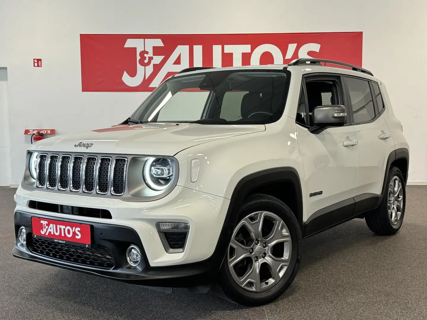Jeep Renegade 1.3T Limited NAVIGATIE, FULL-LED, CRUISE, 150PK Wit - 1