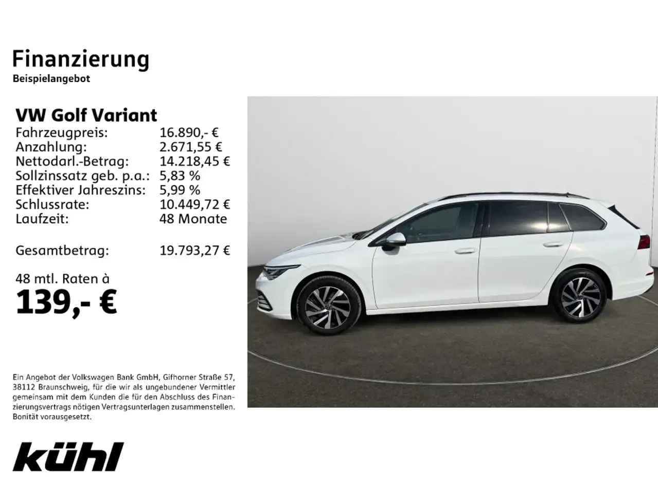 Volkswagen Golf VIII Variant 2.0 TDI Life Navi,LM16, миниатюра 2