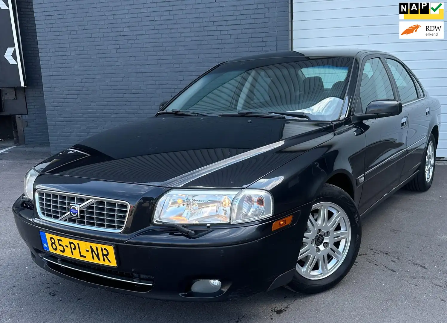 Volvo S80 2.4 Elite AUTOMAAT/VOLO-H/LEDER/STOELVERWARMING Negro - 1