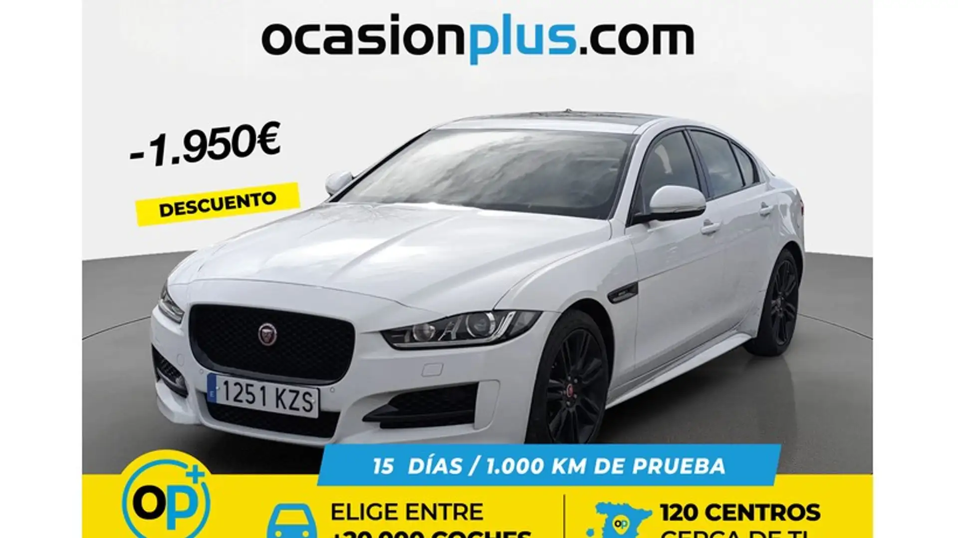 Jaguar XE 2.0 Diesel R-Sport Aut. 180 Blanc - 1