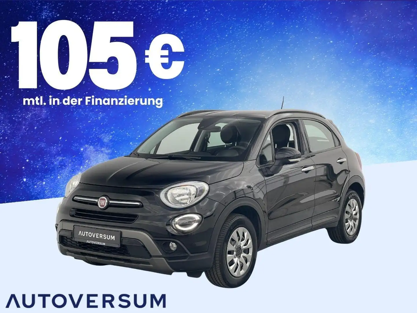 Fiat 500X Cross *TEMP*PARK*CARPLAY*DAB*ISO* Schwarz - 1