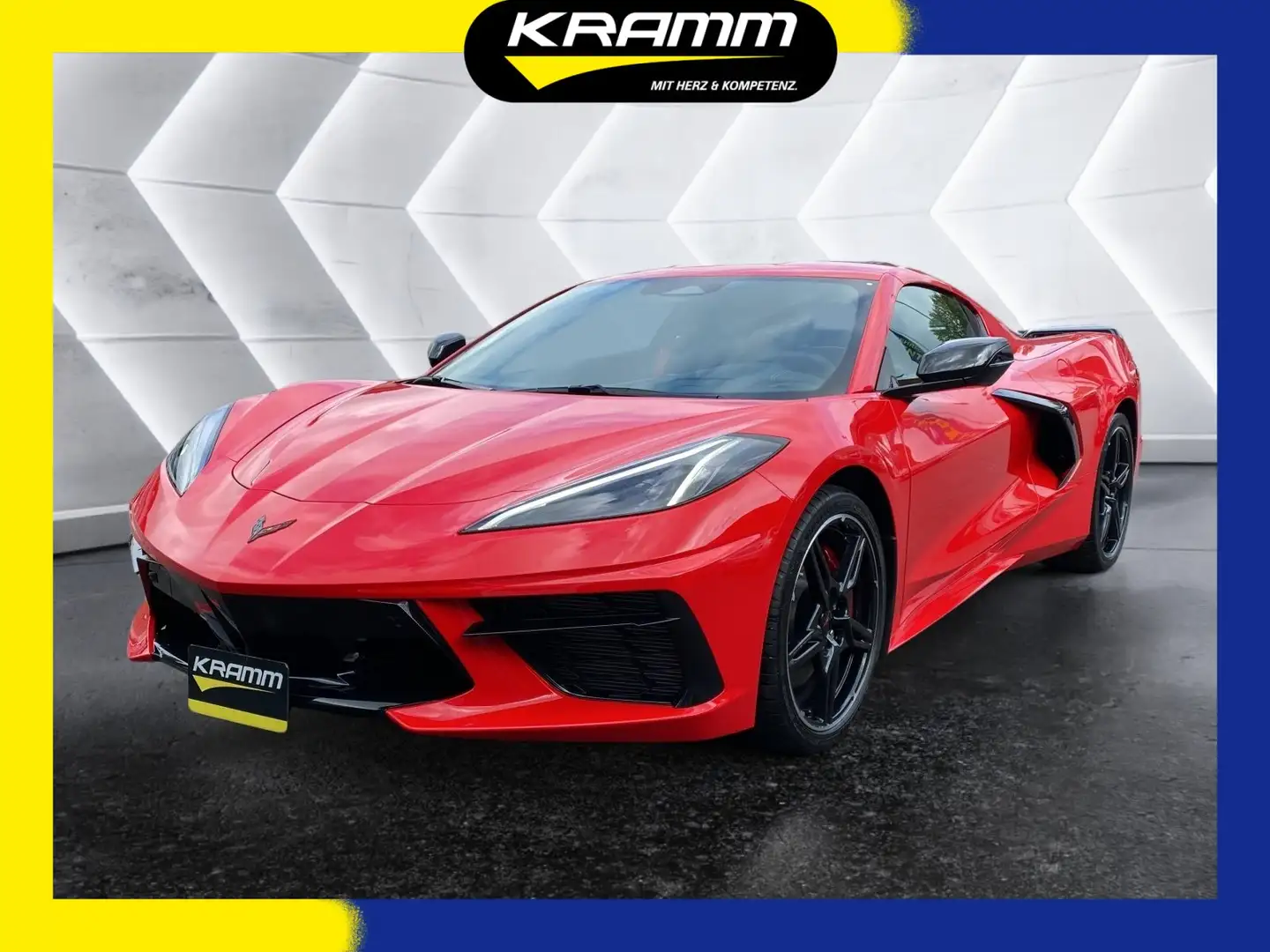 Corvette C8 Coupe 3LT Z51 6.2 V8 2024 Sportp. Dig.Cockpit Red - 1