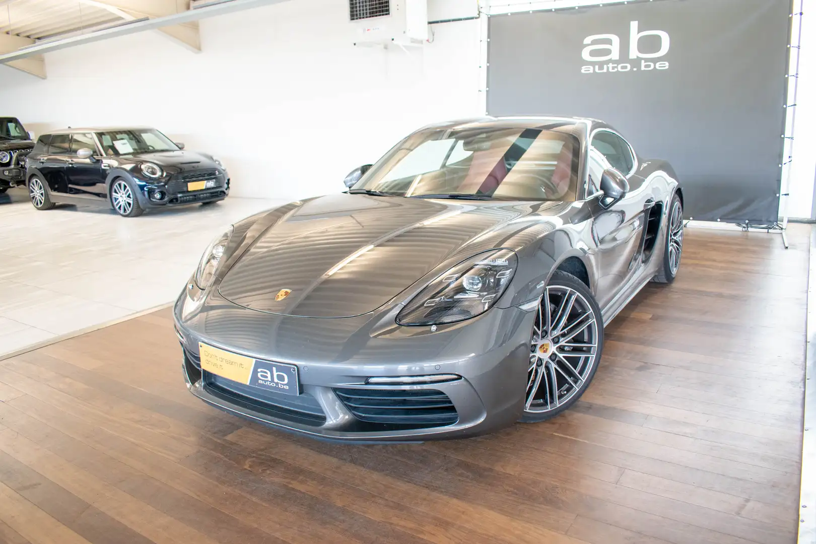 Porsche 718 CAYMAN ,PDK, NAVI, BT, SPORTUITLAAT, XENON,A/C Gris - 2