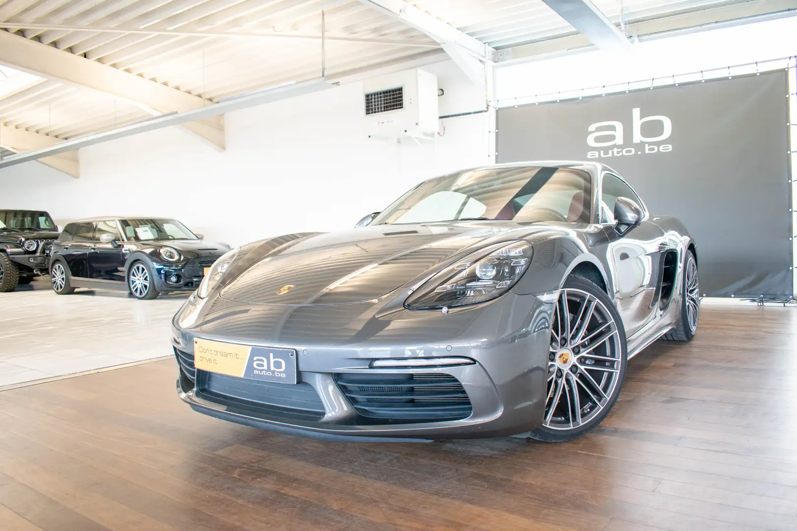 Porsche 718 CAYMAN ,PDK, NAVI, BT, SPORTUITLAAT, XENON,A/C Gris - 1