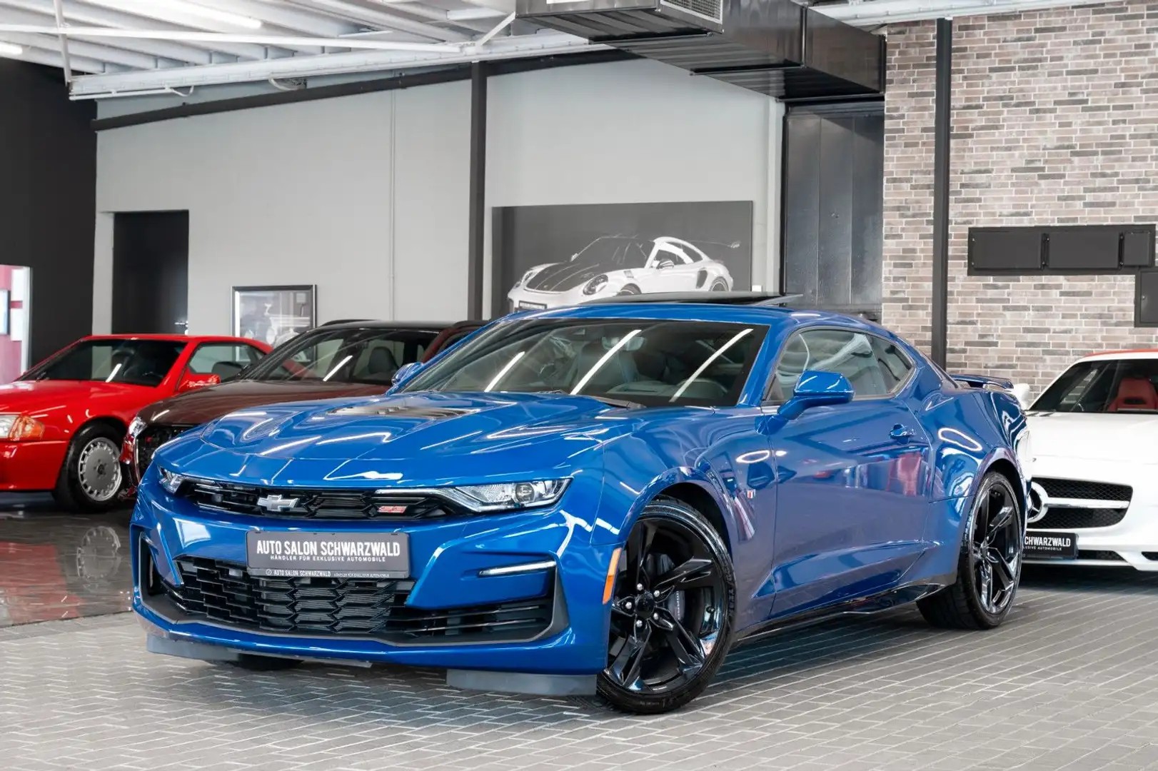 Chevrolet Camaro V8 10-GANG AUT|HEAD-UP|RECARO|BOSE|MEMORY Blau - 1