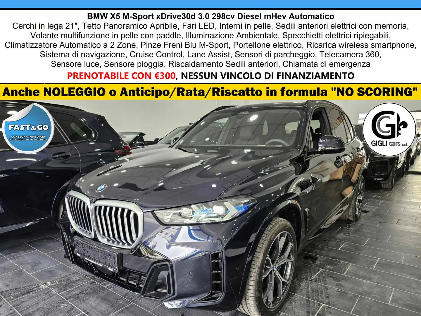 BMW X5 30d xDrive M-Sport NEW MODEL C.21" Tetto Navi 360 Czarny - 1