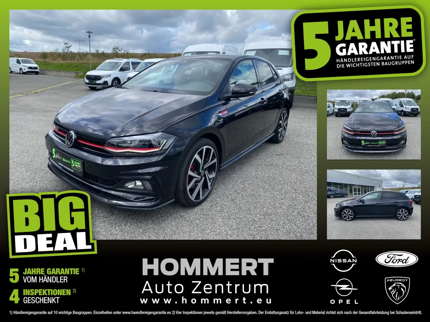 Volkswagen Polo VI 2.0 TSI GTI ACC+Kamera+Navi+SHZ+Winterp. Nero - 1
