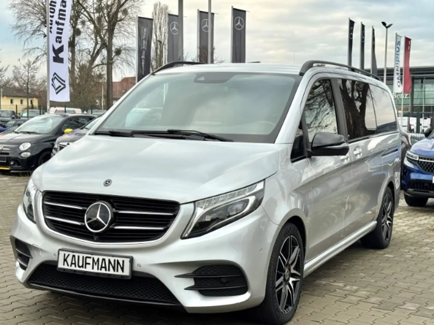 Mercedes-Benz V 250 AVANTG.lang AMG Line 6xSitze/Burmeister/ACC/PA Argento - 1