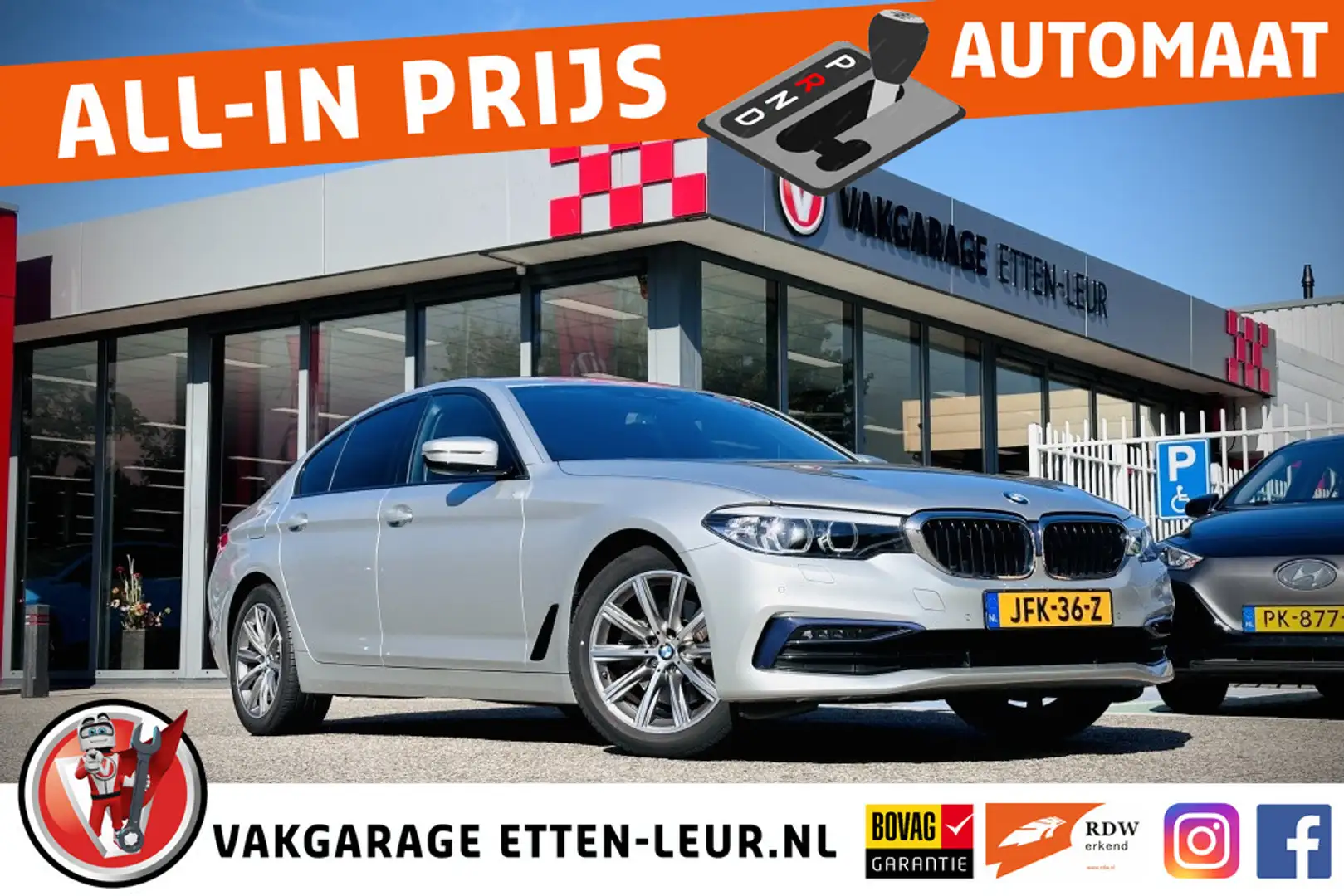 BMW 520 5-serie 520i High Executive Sport Line | CLIMA | S Gris - 1