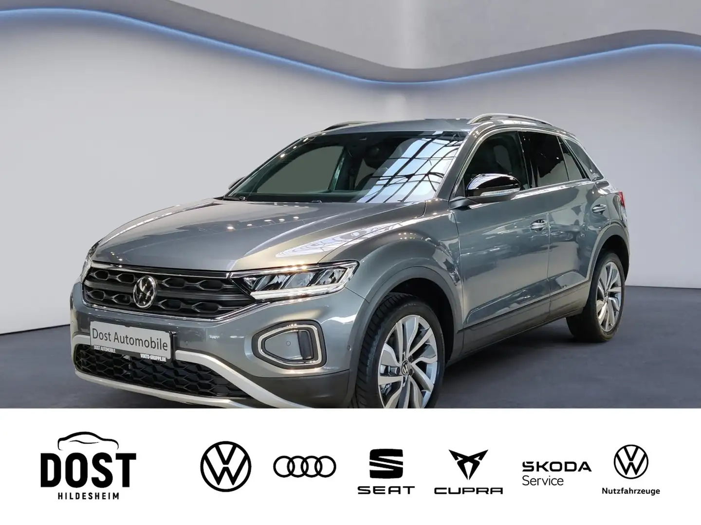 Volkswagen T-Roc 1.0 TSI Goal KAMERA+NAVI+LED Grau - 1