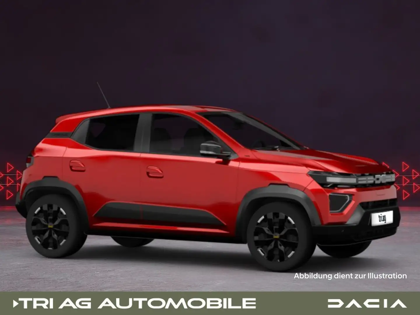 Dacia Spring Extreme Electric 65 Klima Navi Rückfahrka Červená - 2