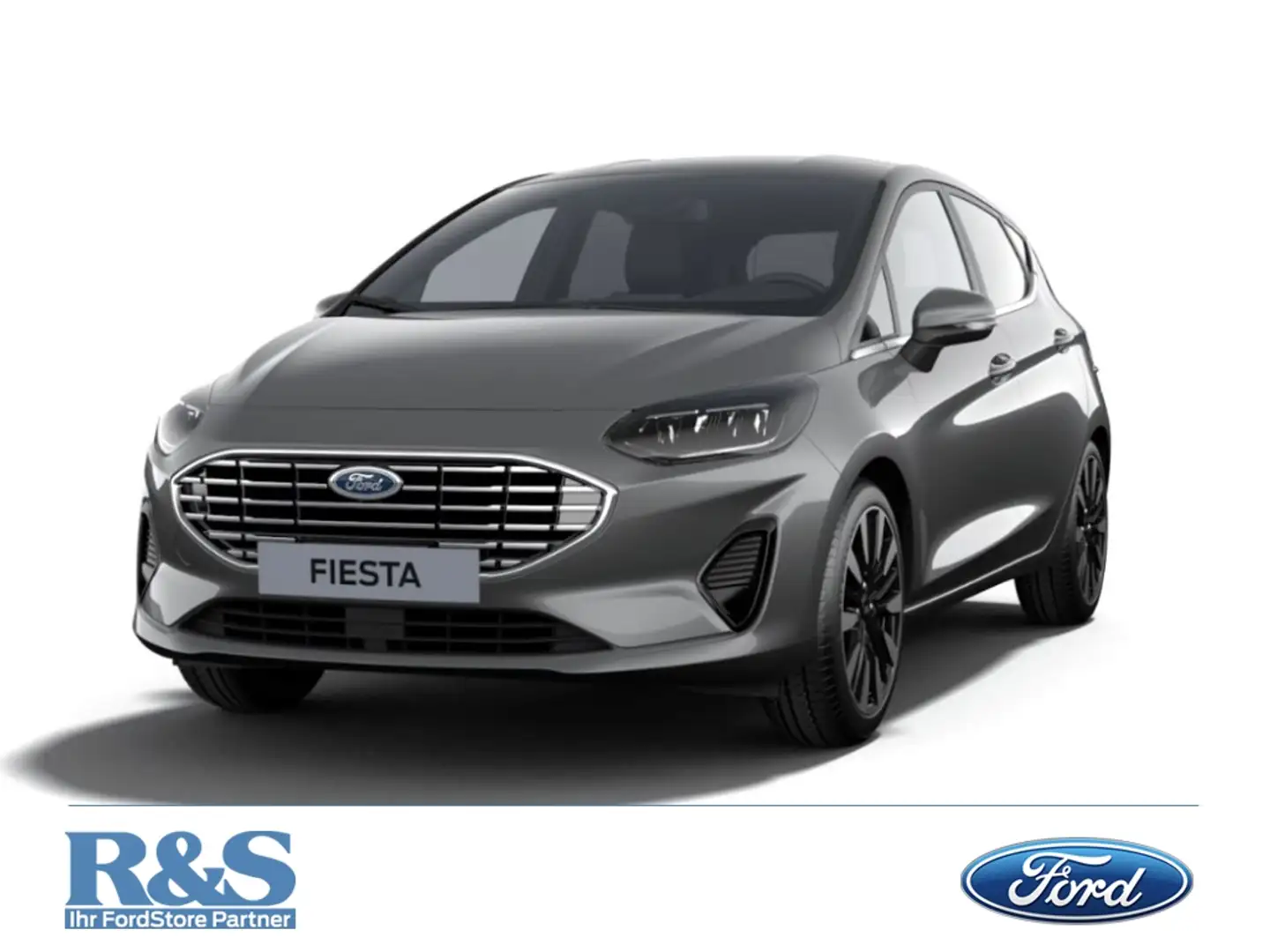 Ford Fiesta Titanium X MHEV+LED+Rückfahrkamera Grigio - 1