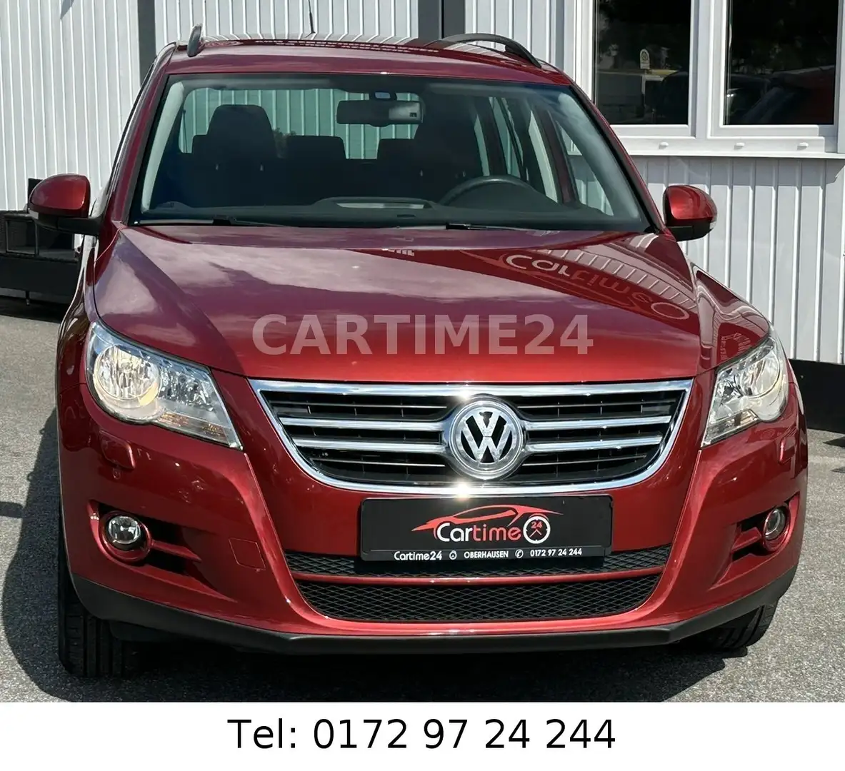 Volkswagen Tiguan Trend & Fun BMT 1,4 Ltr*2.HAND*SCHECKHEFT Rot - 1