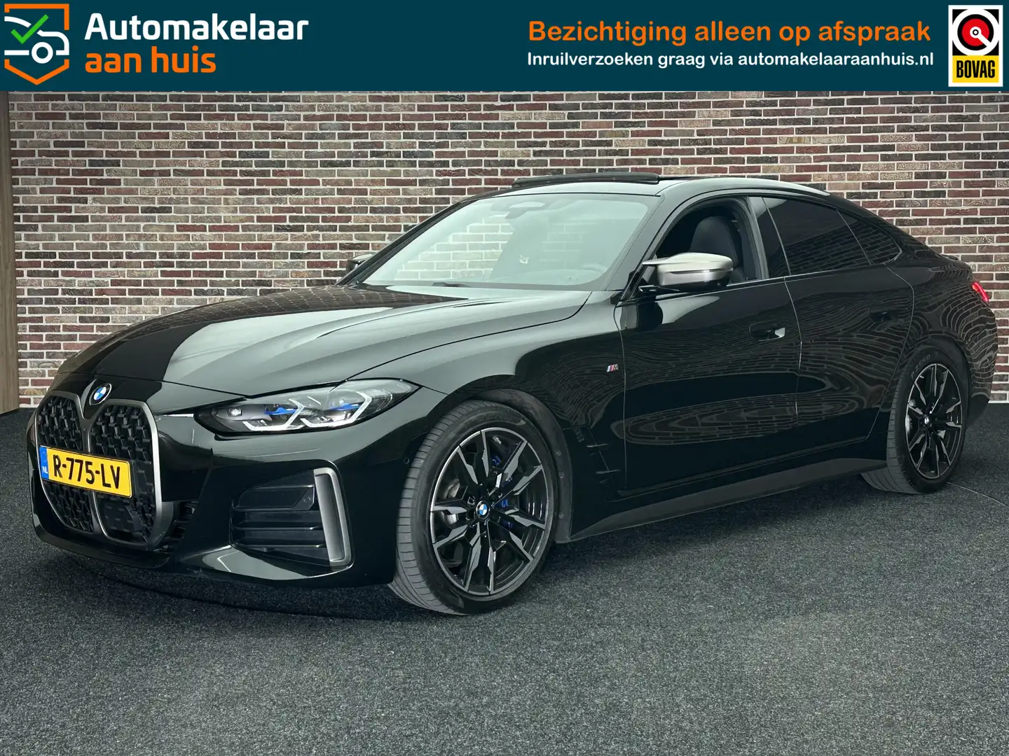 BMW 440 4-serie Gran Coupé M440i xDrive High Executive Ope Negru - 1