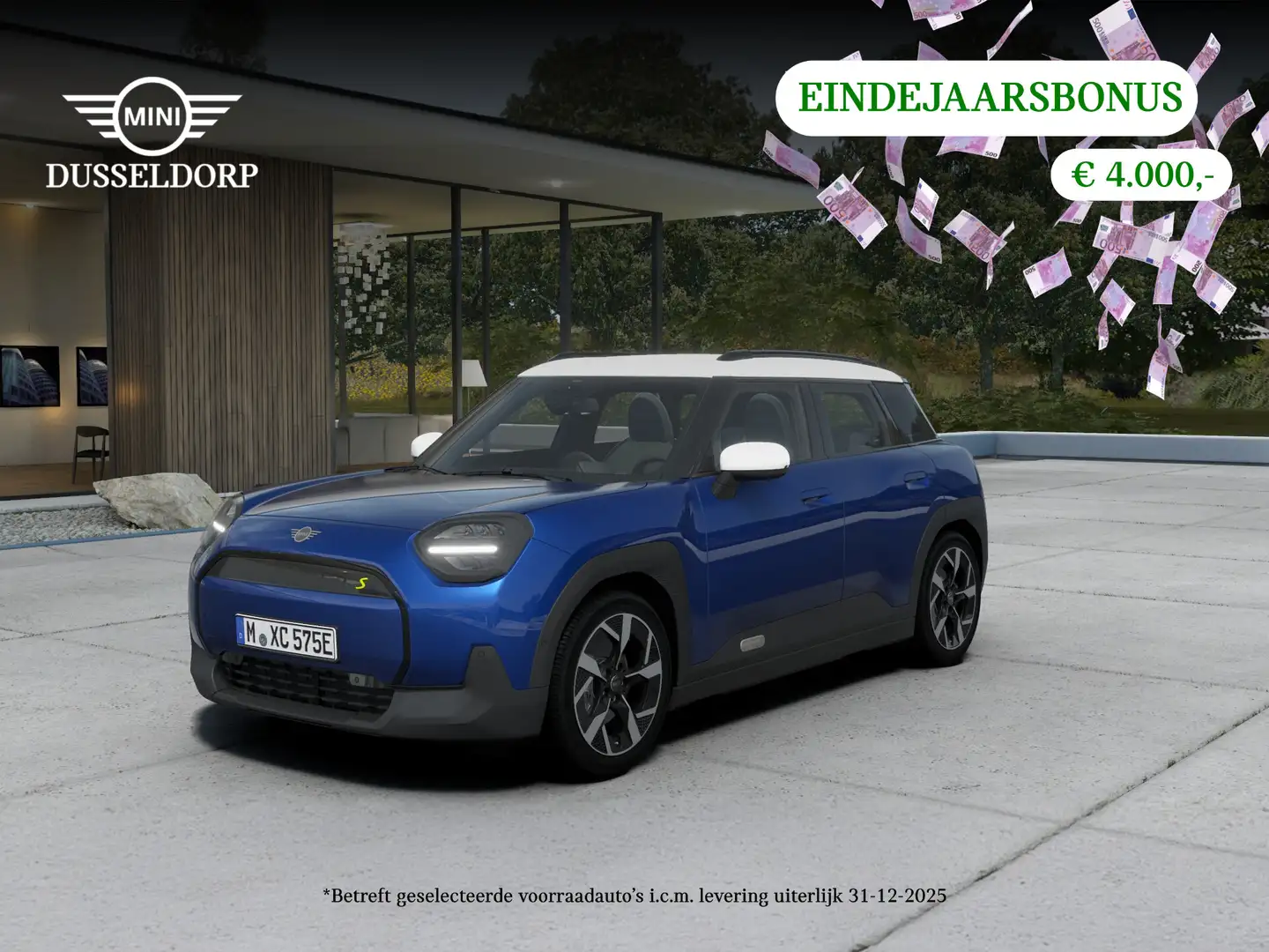 MINI Aceman SE Classic Pakket XS PRIVATE LEASE EUR 484,- (18 m Blauw - 1