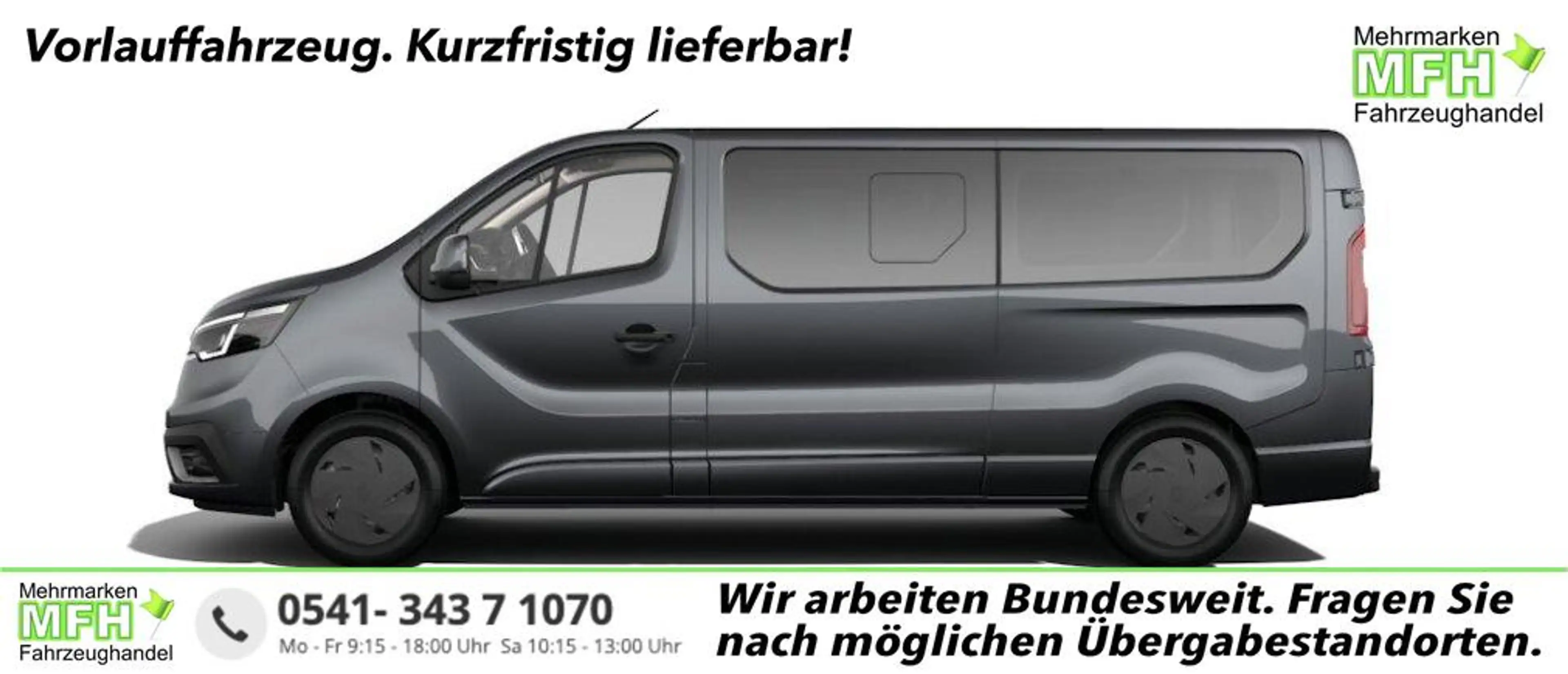Renault Trafic L2H1 3,0t Grand Evolution dCi 150 AT9 110 kW (1...