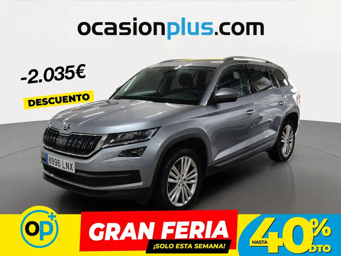 Skoda Kodiaq 2.0TDI AB tech Ambition 4x2 DSG 110kW Gris - 1