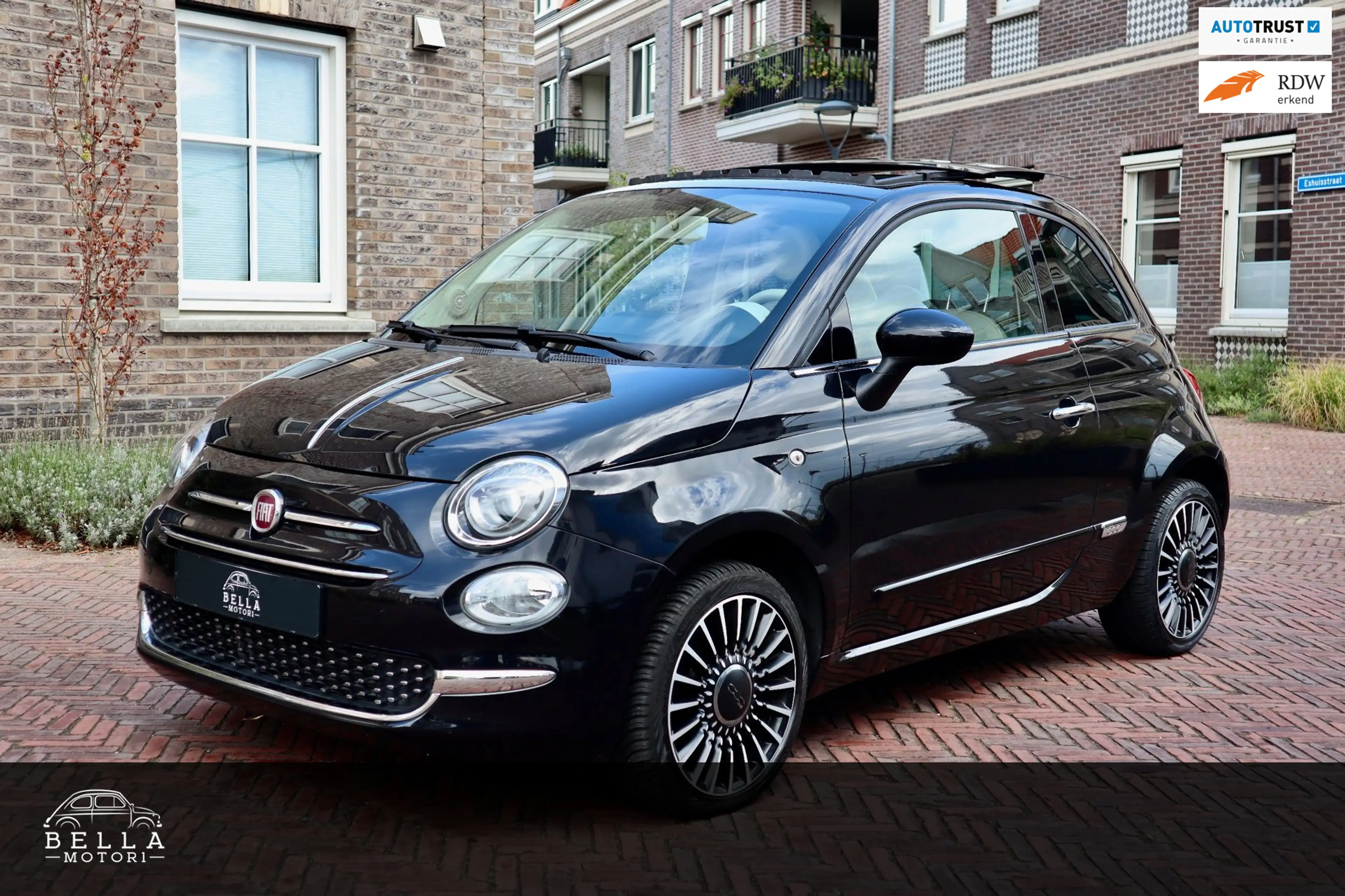 Fiat 500 1.2 Lounge | RIJKLAARPRIJS | Apple CarPlay | Panor