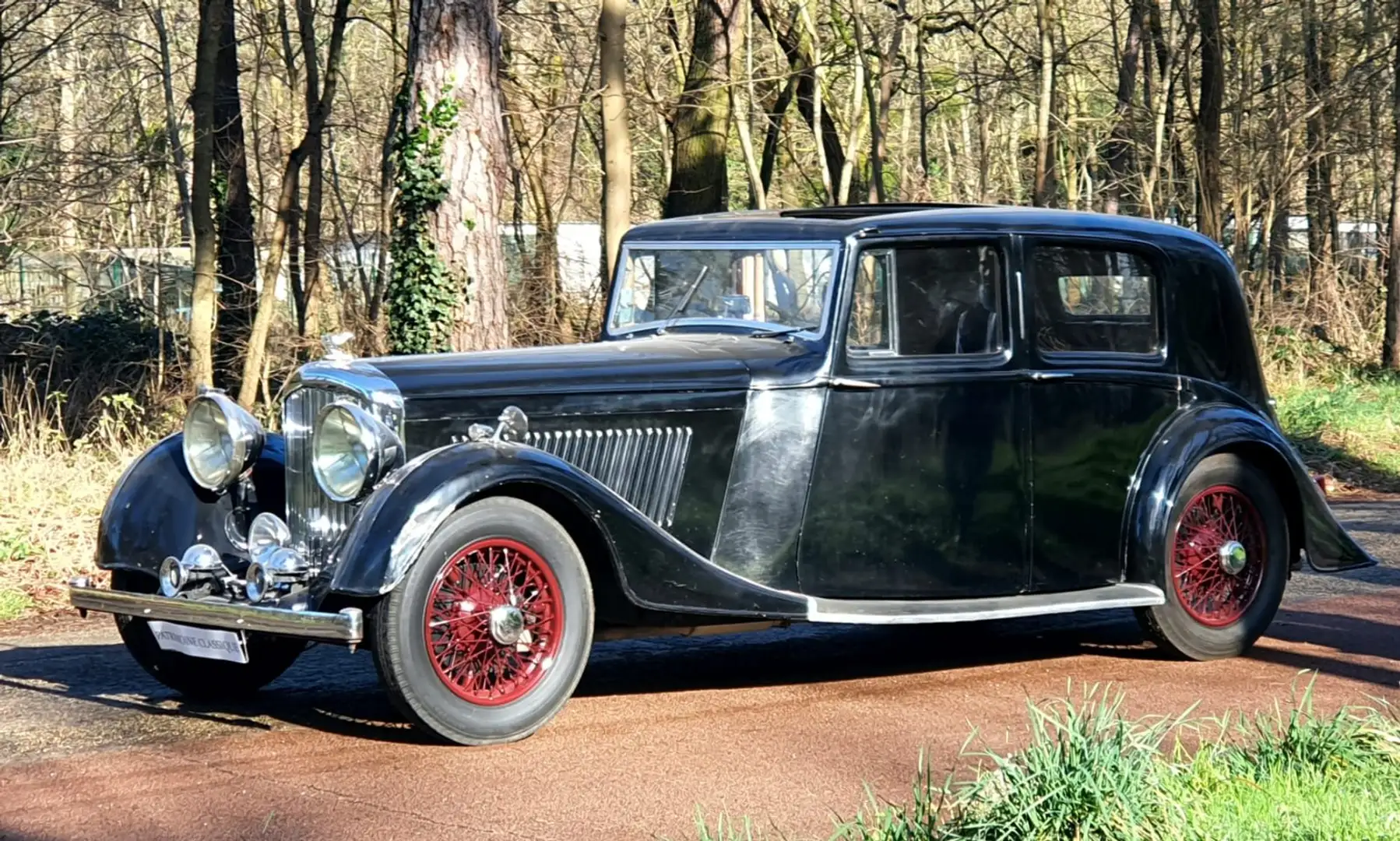 Bentley 4 1/4 litres - Sport saloon -1936 - Mann-Egerton Schwarz - 2