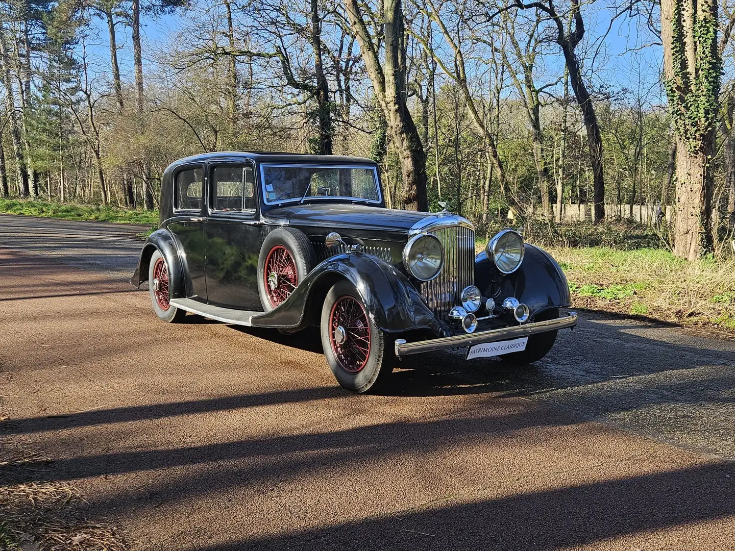 Bentley 4 1/4 litres - Sport saloon -1936 - Mann-Egerton Schwarz - 1