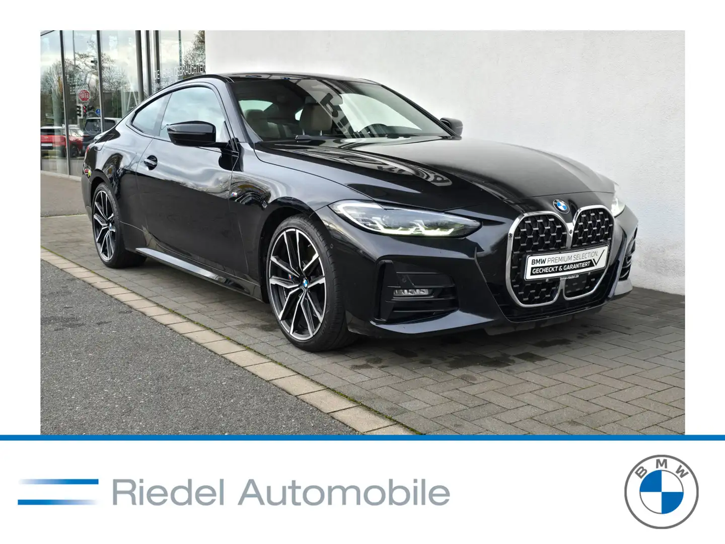 BMW 430 i Coupe M Sport Sport Aut. Klimaaut. Head-Up Schwarz - 1