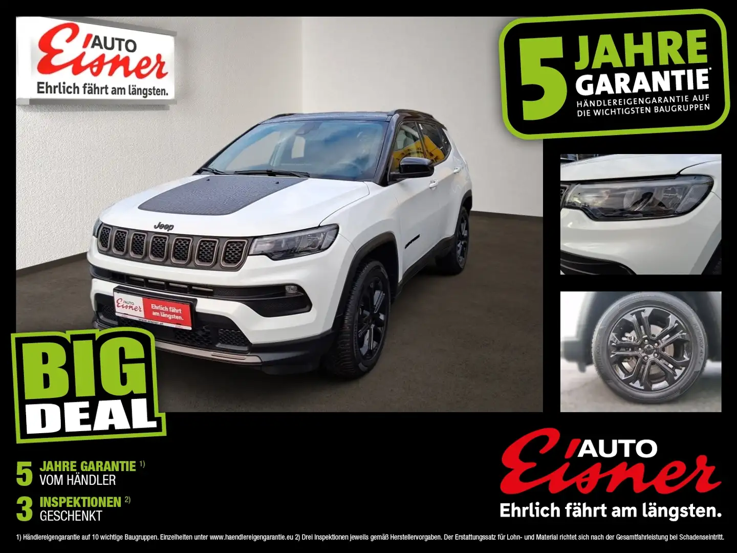 Jeep Compass 1.3 PHEV UPLAND AT Schwarz - 1