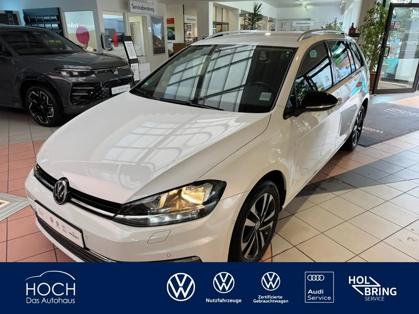 Volkswagen Golf Variant VII 2.0 TDI IQ.DRIVE+Standheizung ACC+Navi+DSG Weiß - 1