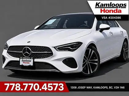 White 2026 Mercedes-Benz CLA Coupe All-Wheel Drive 8-Speed Automatic