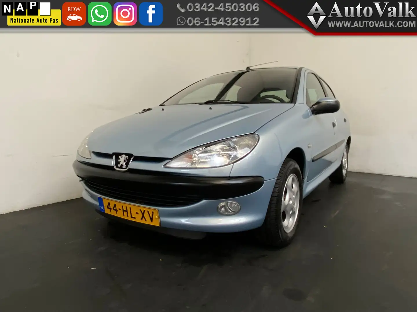 Peugeot 206 1.6-16V Gentry Gris - 1