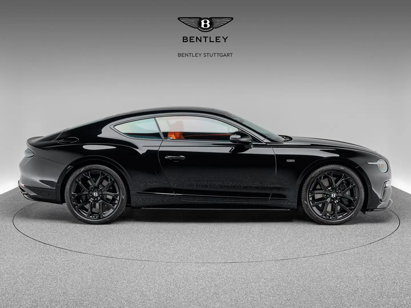Bentley Continental GT Speed / Leder Mandarin Nero - 2