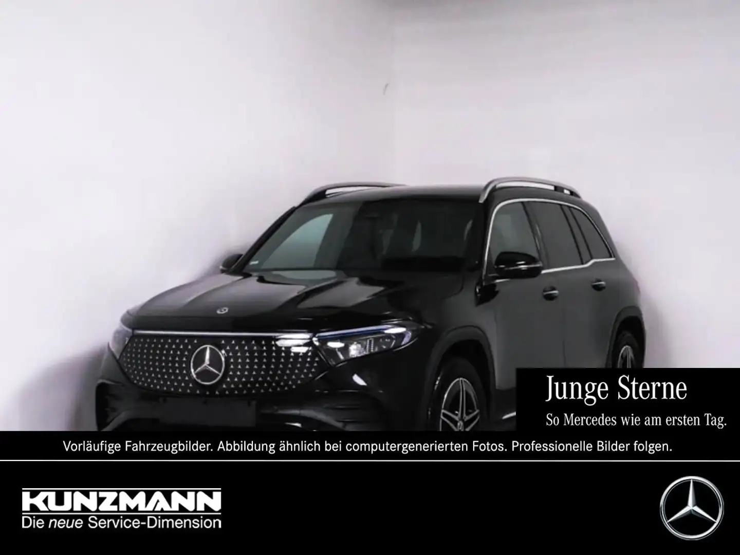 Mercedes-Benz EQB 350 4M AMG MBUX Navi Leder Burmester EasyP Schwarz - 1