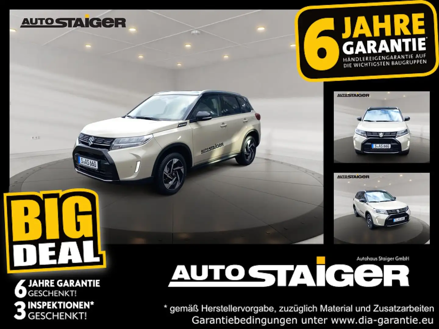 Suzuki Vitara 1.4 Comfort+ in. Allwetter Panorama Dach Beige - 1