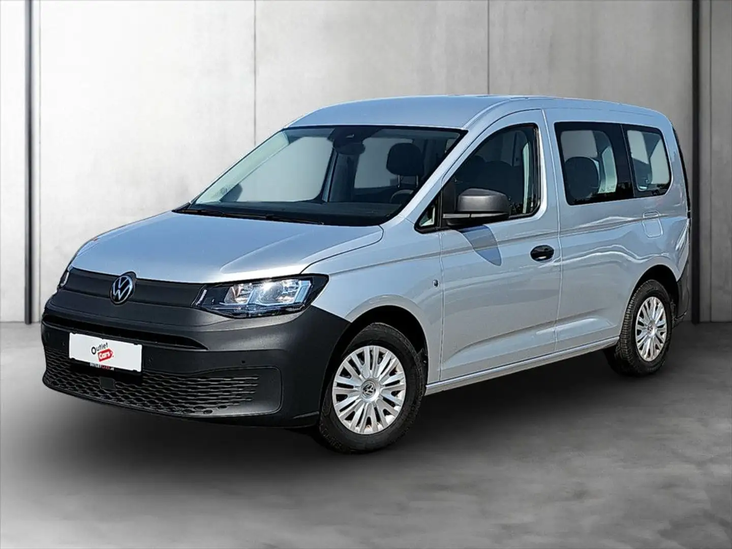 Volkswagen Caddy Kombi 2.0 TDI ASSIST+NAVI+RFK+PDC Silber - 2