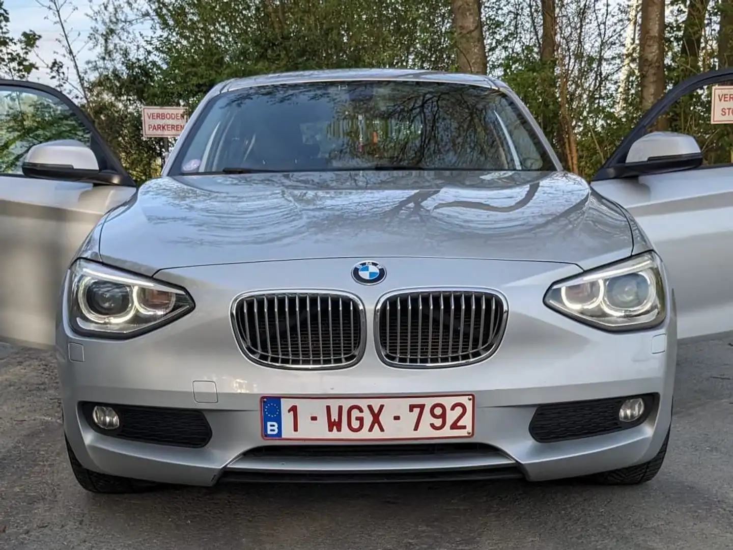BMW 116 116i ✅ Argent - 1