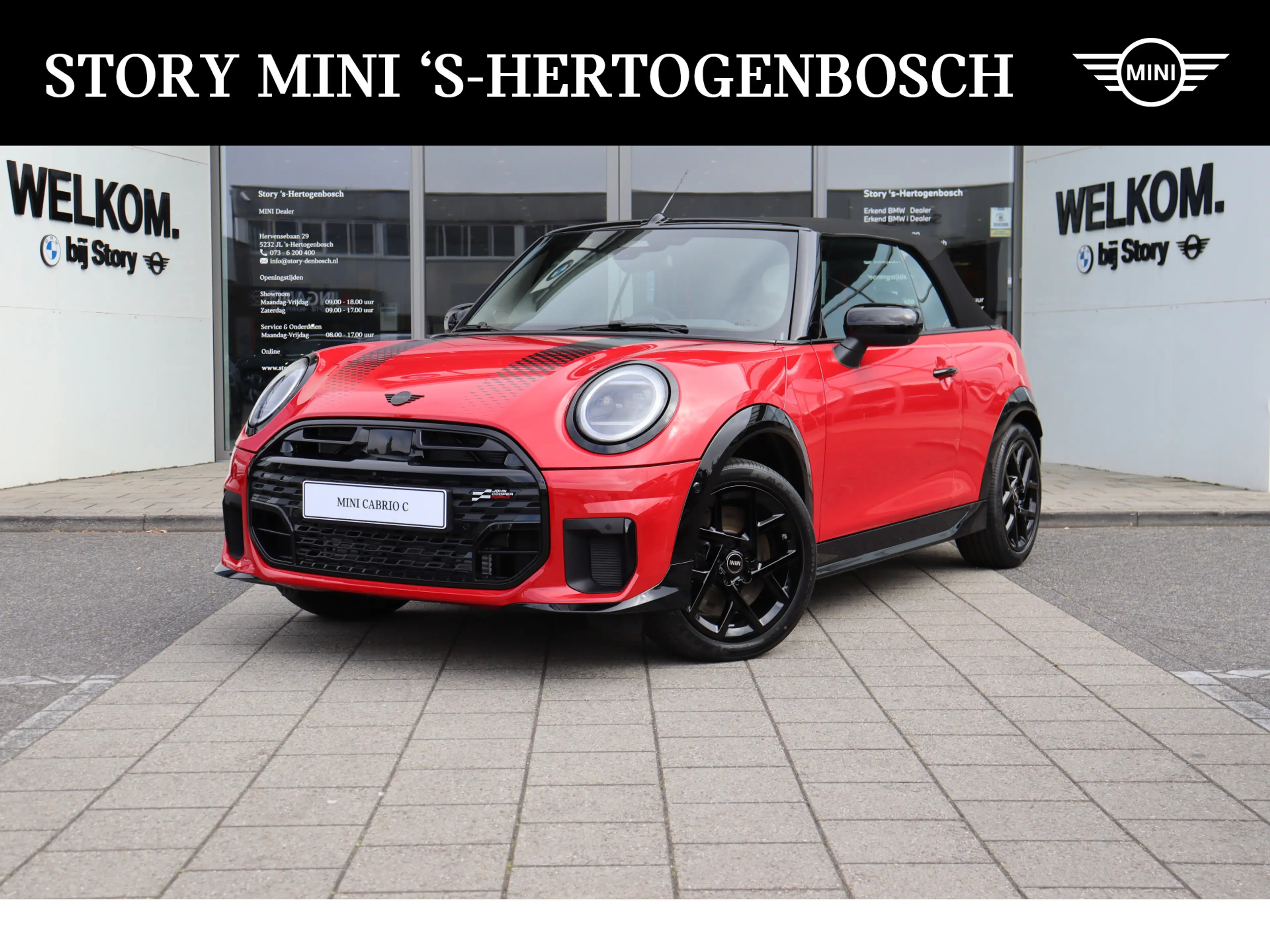 MINI Cooper C Cabrio Automaat / John Cooper Works / Pakket XL / 17" JCW