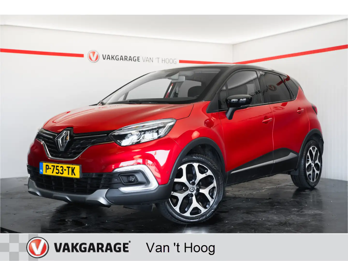 Renault Captur 0.9 TCe Bose Trekhaak Achteruitrijcamera Navigatie Rood - 1