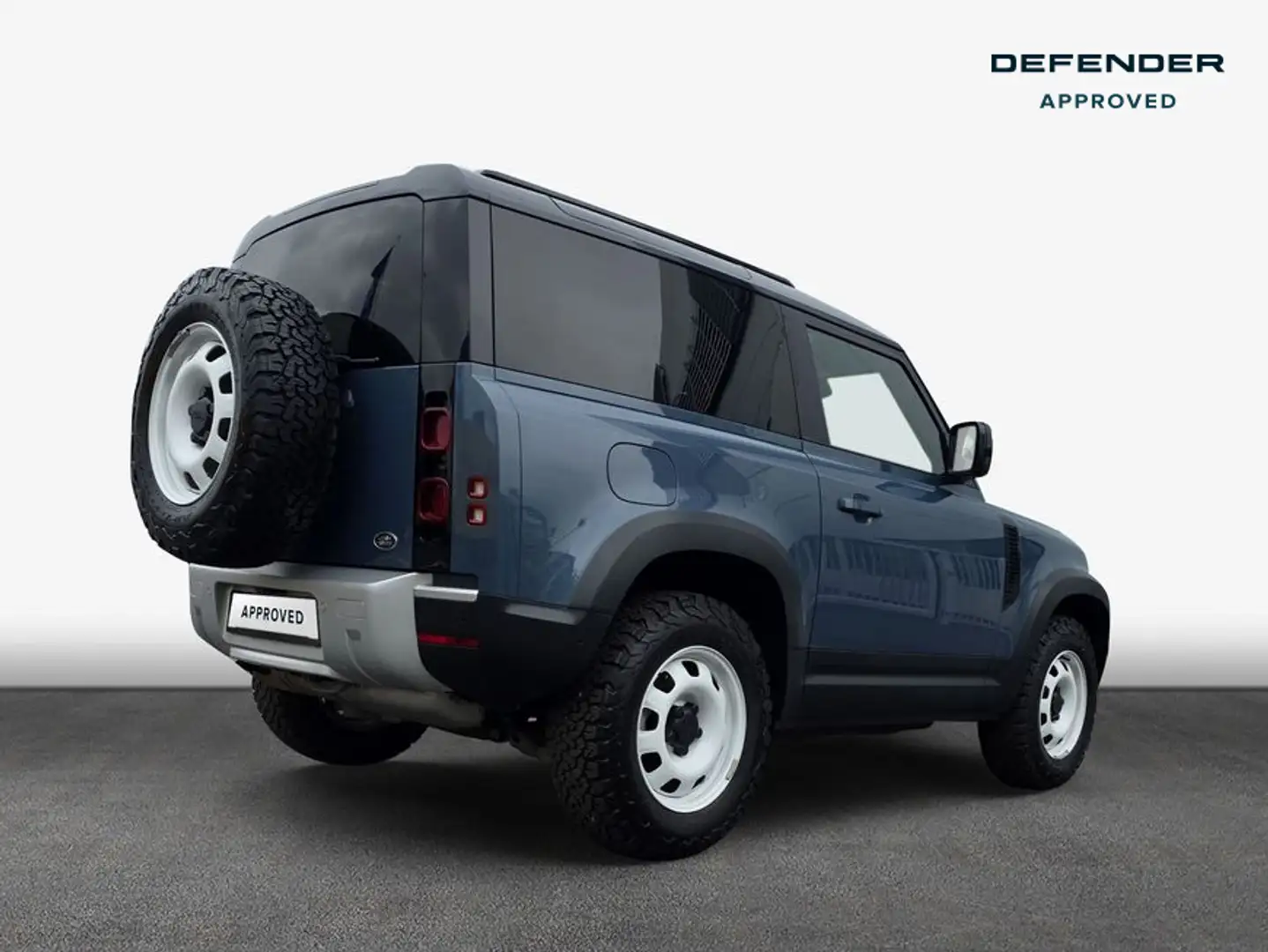 Land Rover Defender 90 D250 SE Sperrdiff. ele AHK Luftfederun Bleu - 2
