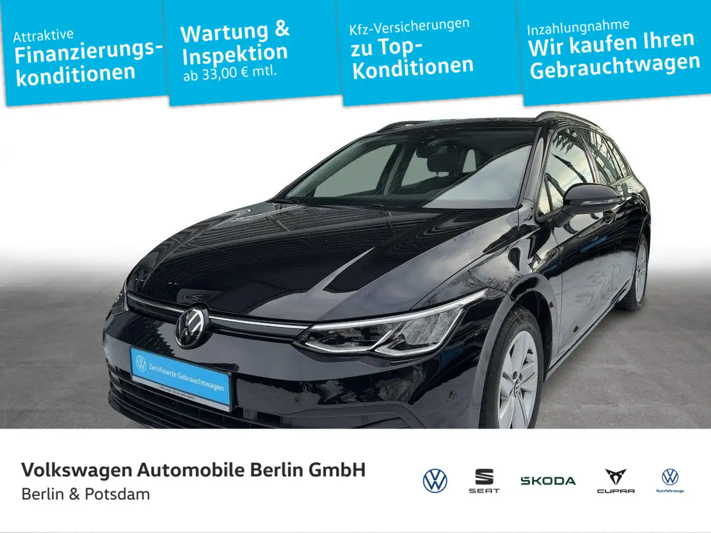 Volkswagen Golf Variant Golf VIII Variant 1.5 TSI Life Connect PDC GRA Schwarz - 1