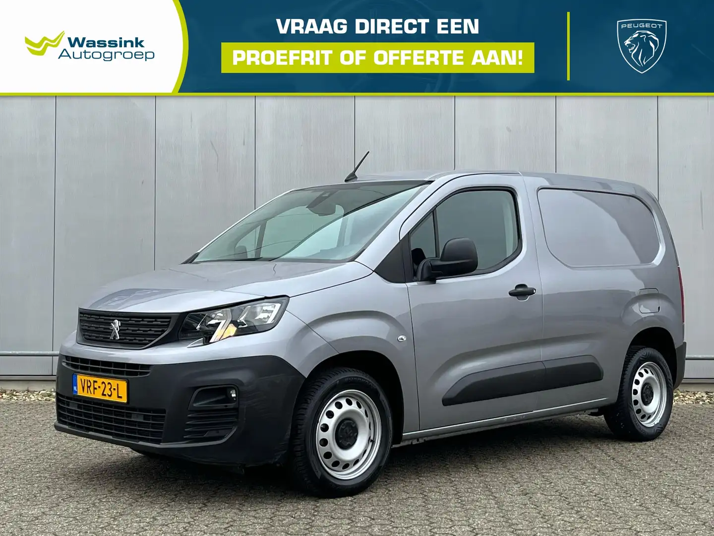 Peugeot Partner 1.5 HDi 100pk 1000kg Premium | Navigatie | Airco | Grigio - 1