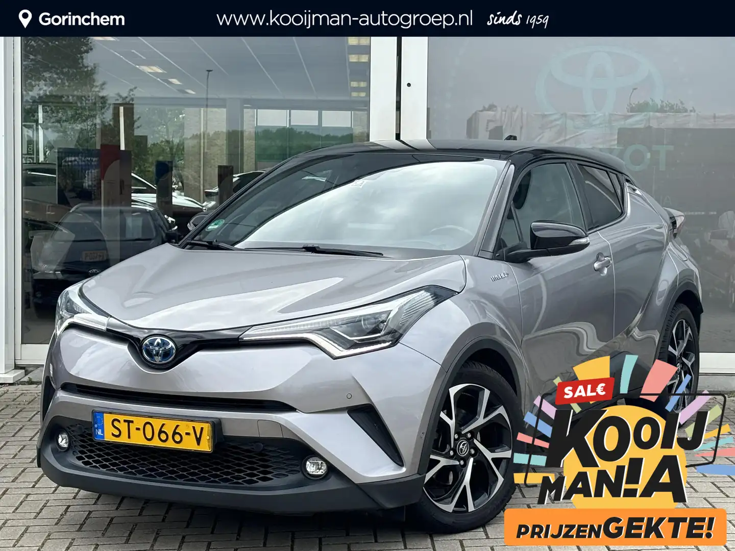 Toyota C-HR 1.8 Hybrid Bi-Tone | Leder | Stoelverwarming | Zom Grijs - 1