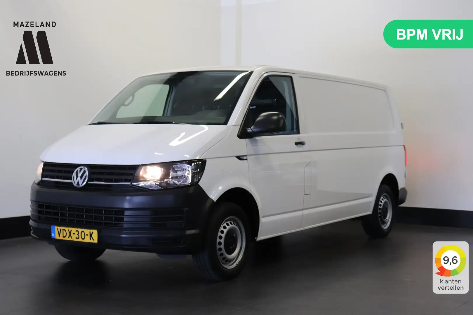 Volkswagen T6 Transporter 2.0 TDI L2 EURO 6 - Airco - Cruise - PDC - € 11.90 Wit - 1
