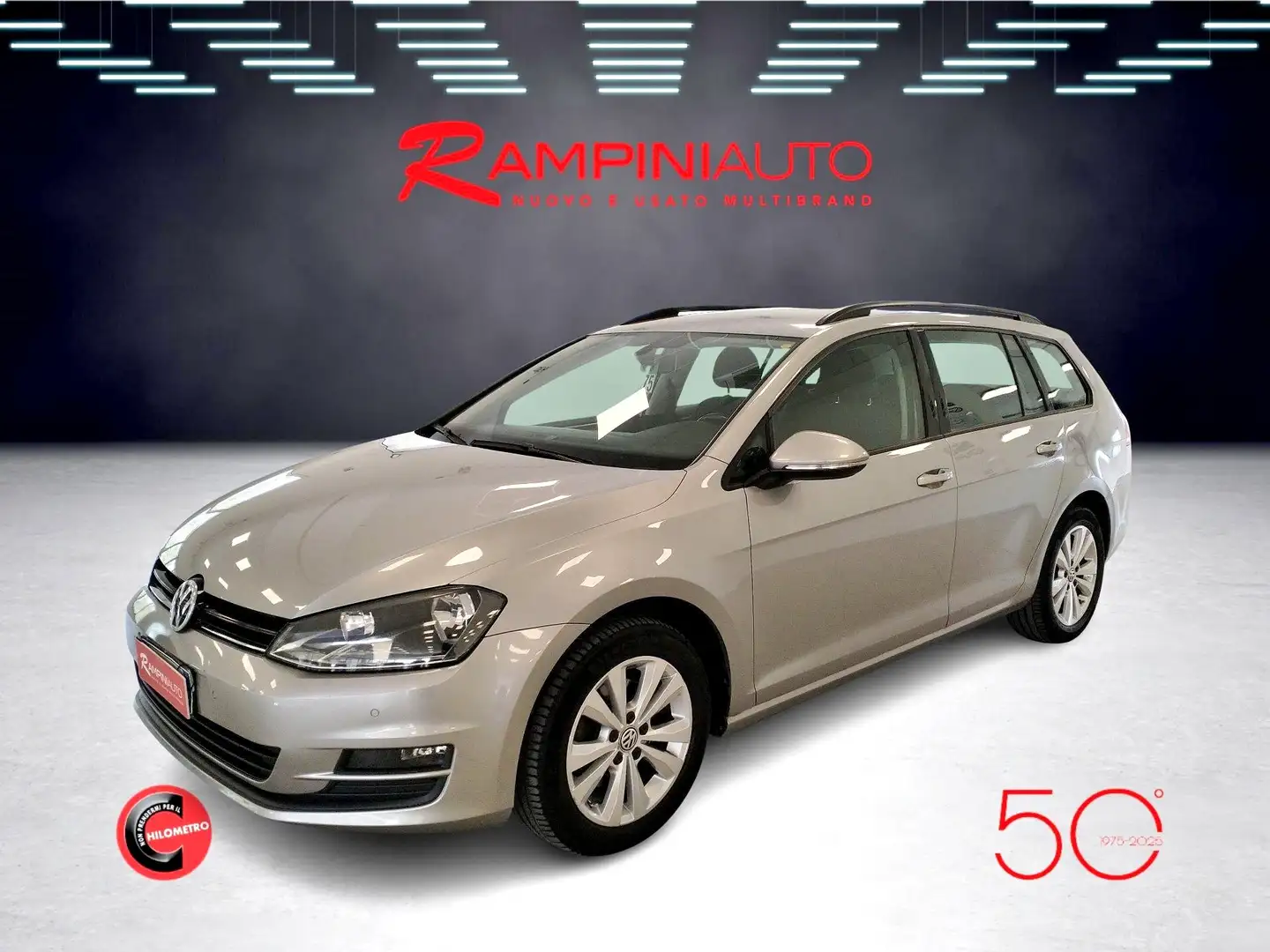 Volkswagen Golf Variant 1.6 TDI 110 CV DSG Comfortline Unico Prop. Pronta Grijs - 1
