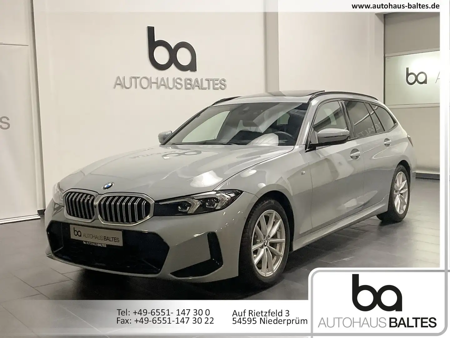 BMW 320 320i Touring M Sport Inno/Pano/Comf/Hifi/ACC/AHK Gris - 1