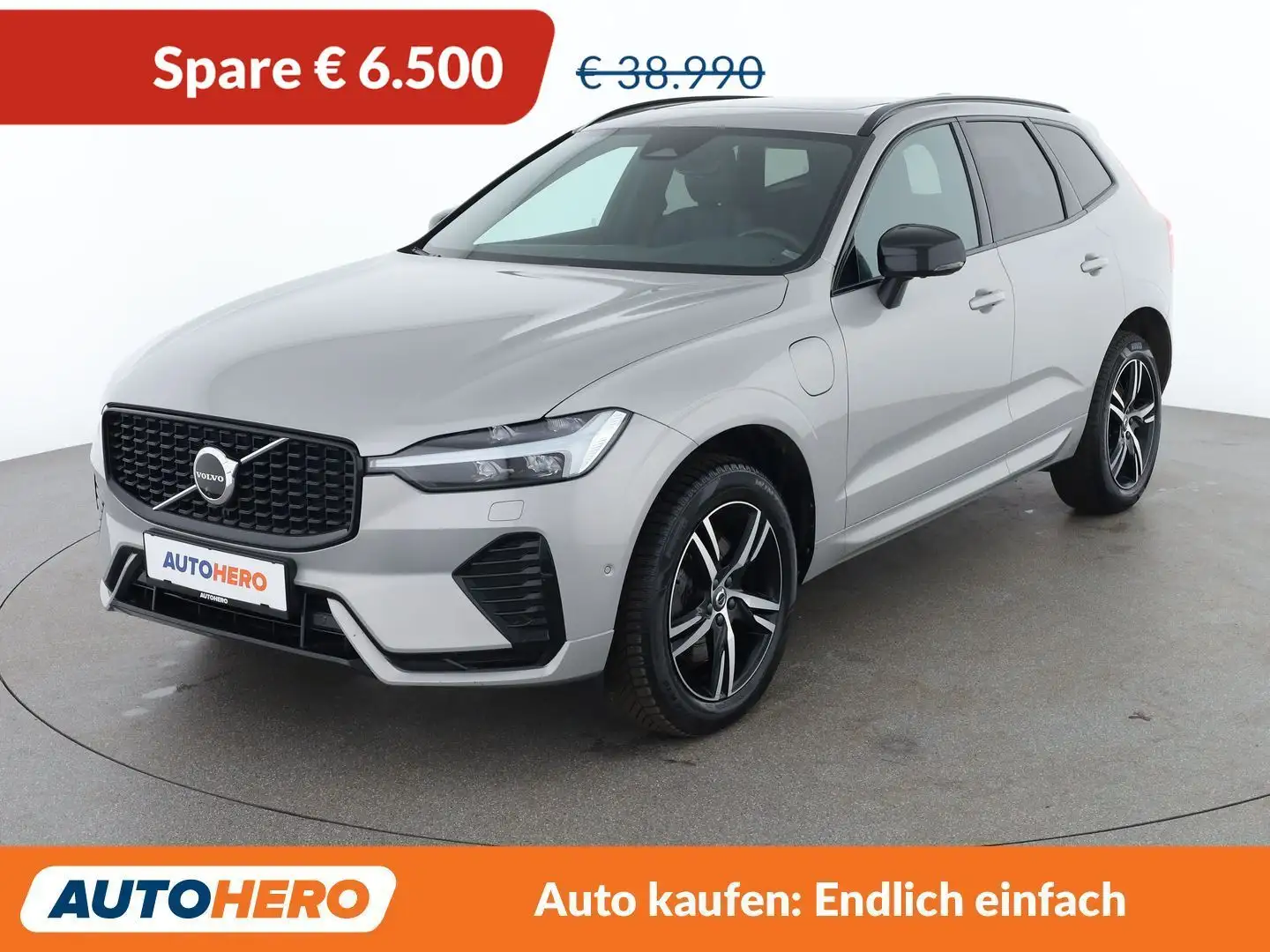 Volvo XC60 2.0 T6 Plug-in Hybrid R Design AWD Silber - 1