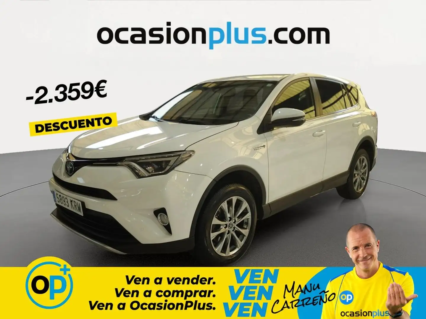 Toyota RAV 4 2.5 hybrid 2WD Advance Blanco - 1