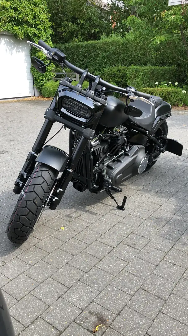 Harley-Davidson Fat Bob 114 black denim Černá - 2