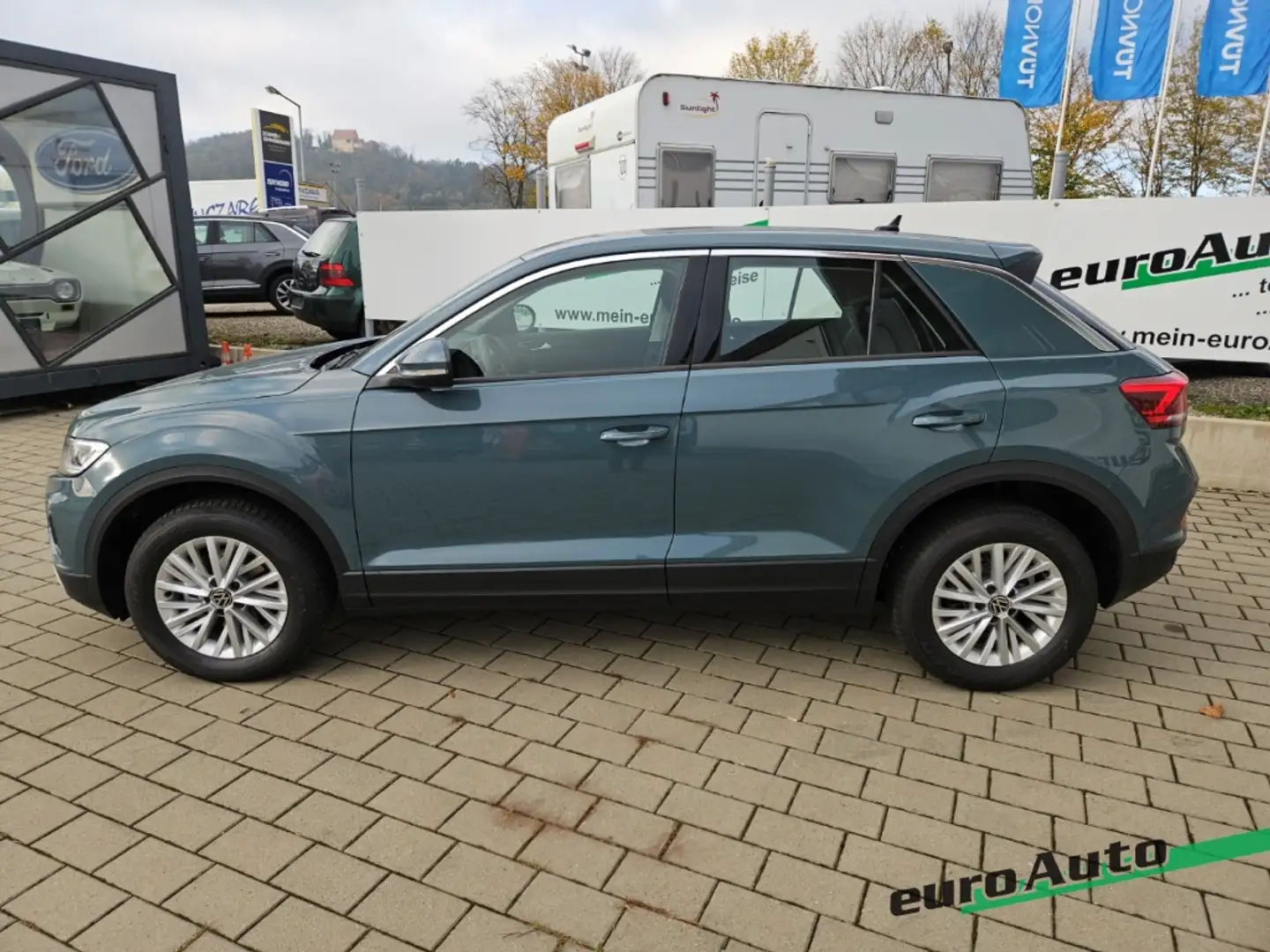 Volkswagen T-Roc Limited 1.0 TSi App-Connect 3 Jahre Garantie Blau - 2