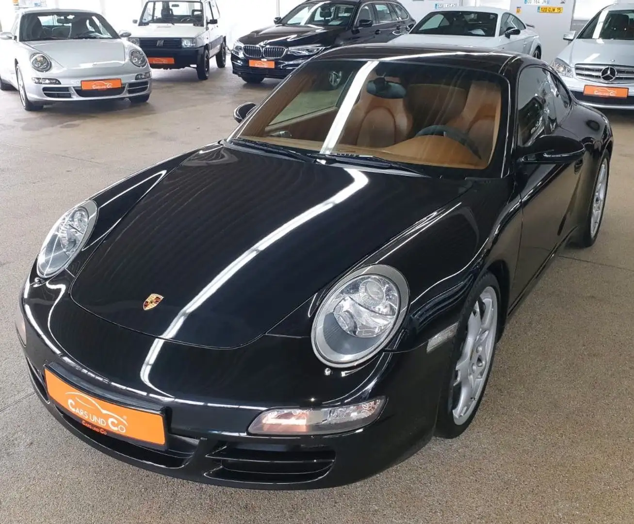 Porsche 997 /911 S Coupe Dfz*SDACH*SHZ*NAV*TEM*MSt19%* Zwart - 1